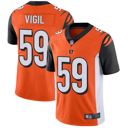 Cincinnati Bengals Limited Orange Men Nick Vigil Alternate Jersey NFL Footballl #59 Vapor Untouchable